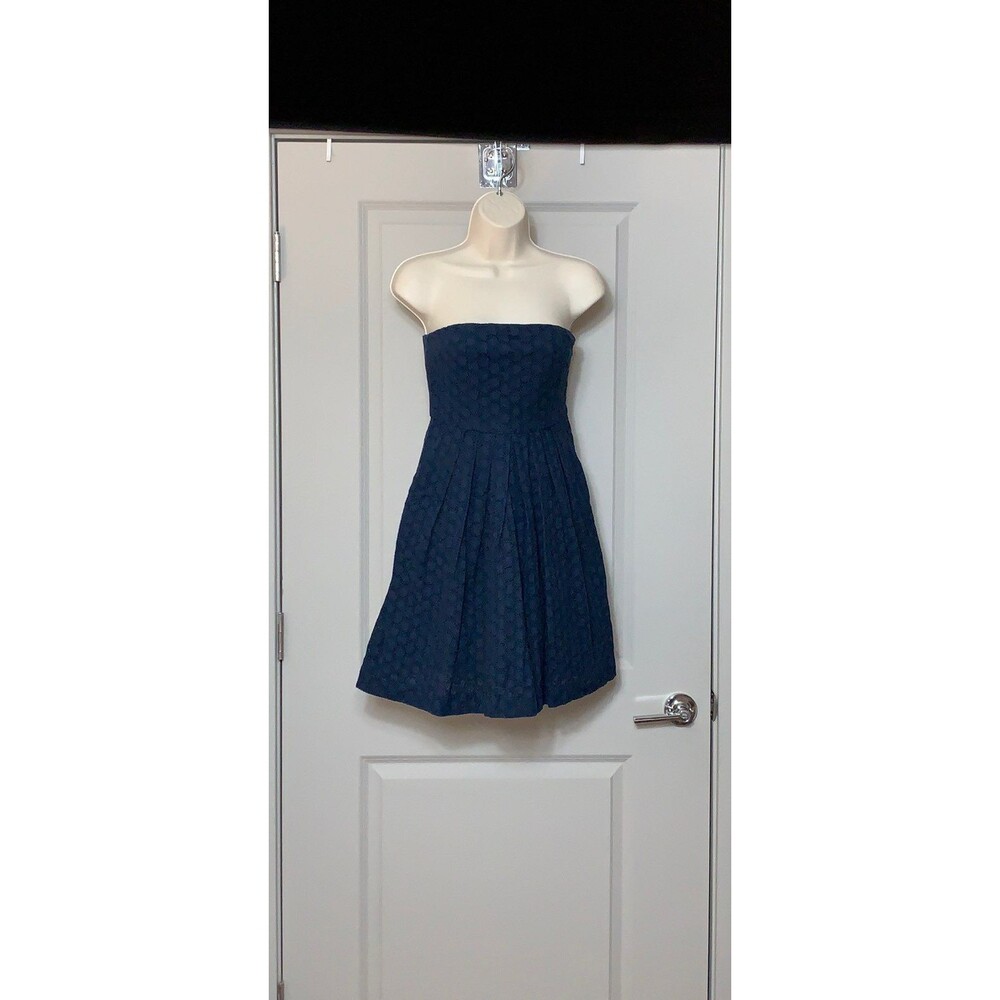 Gap Navy Strapless Dress sz 0